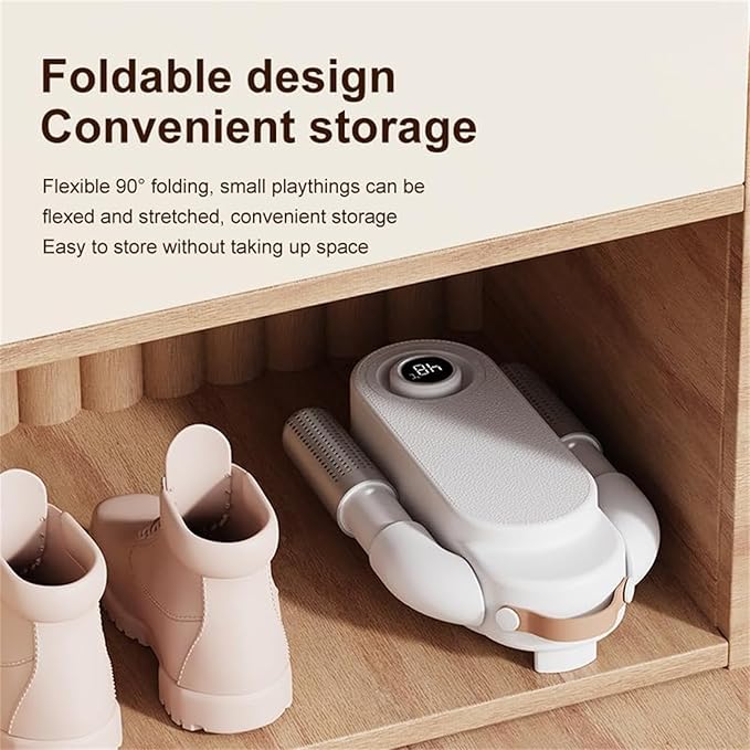 Boot Dryer Shoe Dryer Glove Dryer Boot Warmer, Foldable and Lightweight Suitable for Home, Work, Travel, and Dormitory, Quick Drying for Shoes, Gloves, Hats, Socks, Ski Boots - Image 8