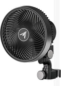 AC Infinity CLOUDRAY S6, Grow Tent Clip Fan 6” with Redesigned Long-Life EC Motor, Custom 10 Dynamic Wind Speeds and 10-Level Oscillation, Weatherproof IP-54, for Hydroponics Circulation Cooling by ACInfinity