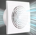 6 Inch Exhaust Fan Bathroom Exhaust Fan Damper ABS Waterproof Ventilation Fan for Kitchen Garage Bedroom Home Office Ceiling window & Wall Mount White by Unknown