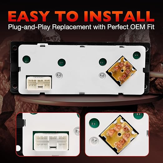 3518702C93 A/C Hearter Climate Control Module Panel Compatible with 2000-2021 International 9100 9200 9400 9900 5500I 5600I HX515 HX615 Replace 3518702C92 703460AT 5011931R91 - Image 5