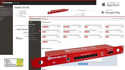 Room Alert 32S - 32-Sensor Capacity Secure Proactive Environment Monitor for Enterprise Facilities, Server Rooms & Data Centers - Made in USA - Image 5