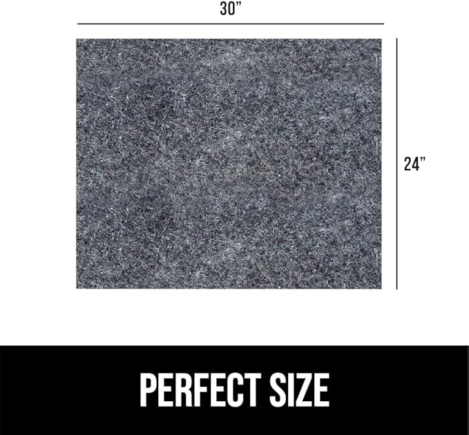 GORILLA GRIP LeakGuard Non-Adhesive Under Sink Mat for Kitchen Cabinet, Waterproof Quick Dry Shelf Liner, Durable Absorbent Felt Mats for Bathroom Sinks, Cabinets, Dresser, Easy to Trim 24x30 Charcoal - Image 7