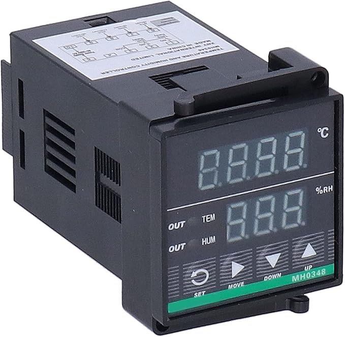 Temperature Humidity Controller Digital Smart Monitor MH0348 AC85250V for Roasting Rooms Depots Warehouses Computer Rooms Breeding Textile Industry - Image 2