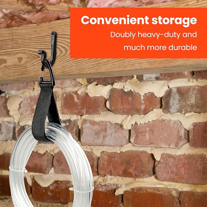 Abestorm Accessories Package. 180° Rotate LED Worklight, Extension Cord Holder Organizer for garage organization and storage, and 24-hour Mechanical Outlet Timer. - Image 5