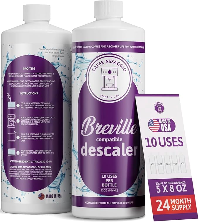Breville Descaler (10 Uses) Specially Formulated to Descale and Clean Your Breville Espresso Machine Carbon Friendly Descaling Kit 2.5 Year Supply - Image 8