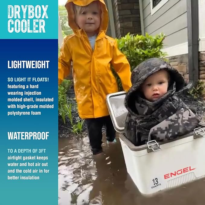 Engel UC7 7.5qt Leak-Proof, Air Tight, Drybox Cooler and Small Hard Shell Lunchbox for Men and Women - Image 8
