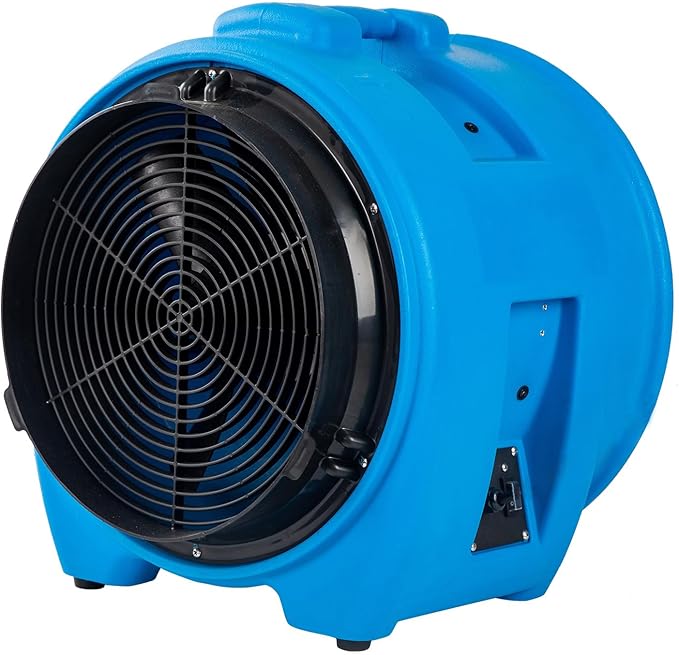 MOUNTO 16-Inch Axial Blower Exhaust Fan - 1HP, 5000 CFM, 200pa, Durable, Stackable, Ductable for Efficient Ventilation - Image 4