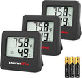 ThermoPro TP157 3 Pack Hygrometer Indoor Thermometer for Home, Room Thermometer Humidity Meter with Accurate Temperature Humidity Sensor for Greenhouse Baby Room Office by ThermoPro