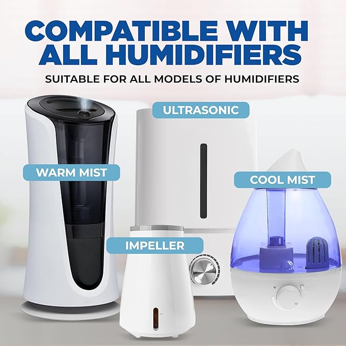 Durabasics [2 Pack] Humidifier Drops for Cleaning - Food Grade Humidifier Cleaner Slows Buildup & Scaling - Cleans & Deodorizes Water - Suitable for All Models - 200+ Day Supply - Made in USA - Image 3