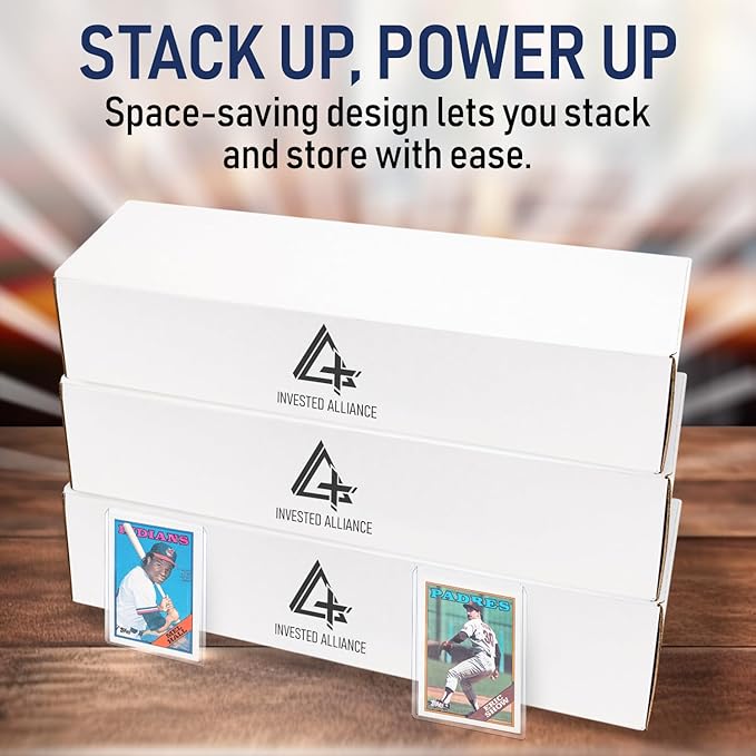 Premium Trading Card Box Storage For Sports, Baseball, Football, Basketball, MTG & TCG Collector | Baseball Card Storage Boxes & Organizer For Magic Sorter Bulk. Sports Holder For Collection. - Image 7