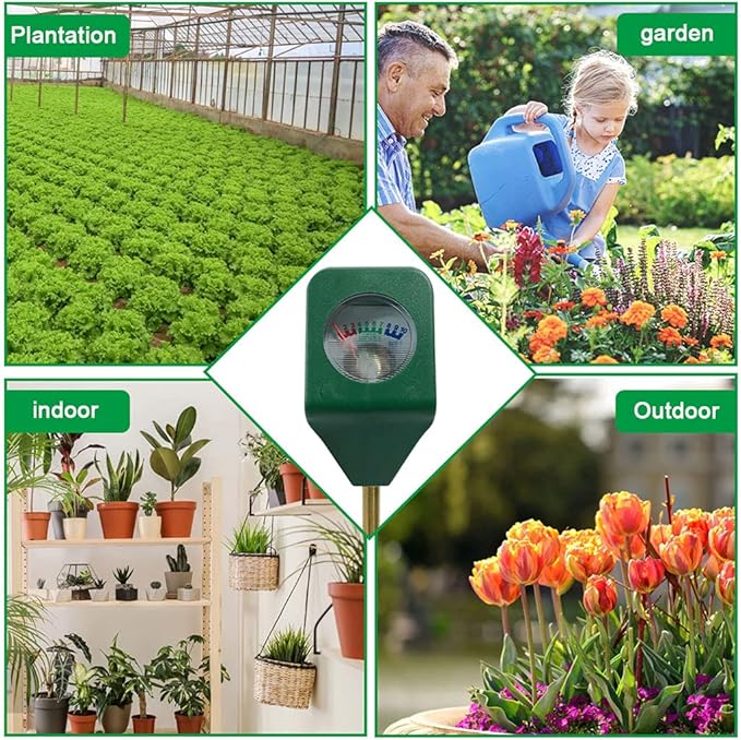 Soil Moisture Meter Mini Size Humidity Tester Suitable For Lawn Care Gardens Potted For Indoor And Outdoor Use Plant Care Accessories Indoor Tools - Image 7