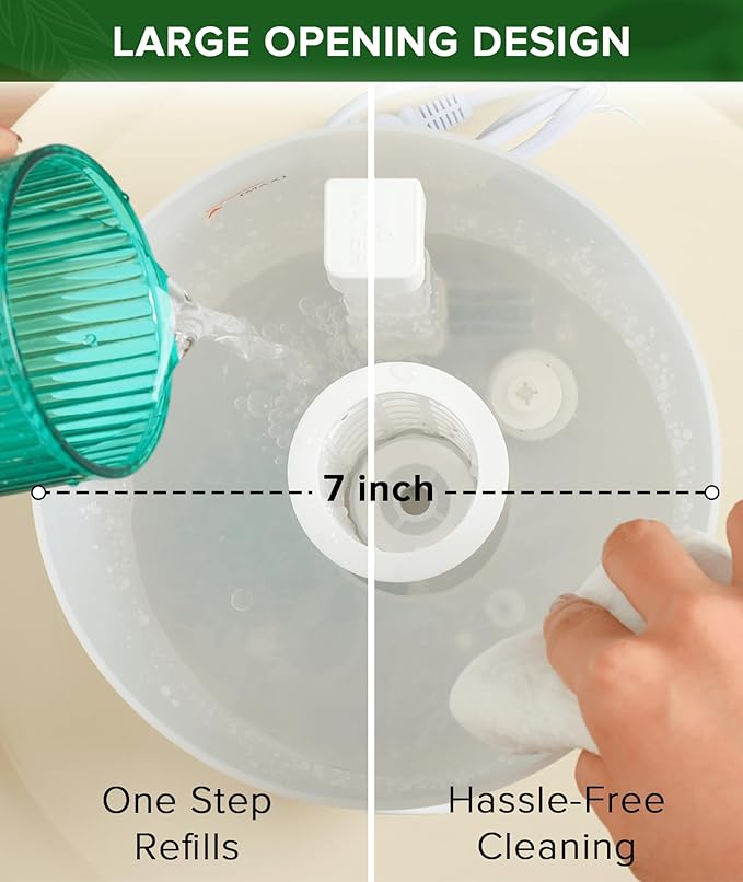 3L No Leak Plant Humidifiers for Grow Tent Greenhouse and Grow Room, Top-Fill, Auto Shut Off, with Extendable Targeting Hose Perfect for Indoor Plant Care and Humidity Control (Single Dual Fog Output) - Image 3