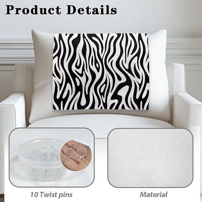 Zebra Head Protector for Recliner Non-Slip Headrest Headrest Cover Wear Resistant Fitted Furniture Protector Machine Washable - Image 4