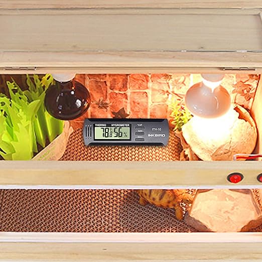 Inkbird ITH-10 Digital Thermometer and Hygrometer Temperature Humidity Monitor for Aging Box Guitar Ukulele - Image 6