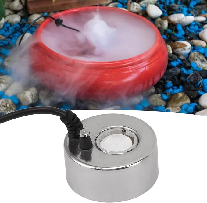 Mist Maker, DC 12V Interface Indoor Fountain Mister Foggers Fountain Landscape Atomizer Humidifier Fog Making Machine for Rockery Fishtank Birdbath Decor - Image 5