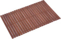 Bamboo Bath Mat Bathroom Rugs Floor Wood Shower Bathtub Waterproof Non Slip Accessories 16x24 Inch Easy to Clean, Walnut Bamboo, 1 pc by Fovlaurs