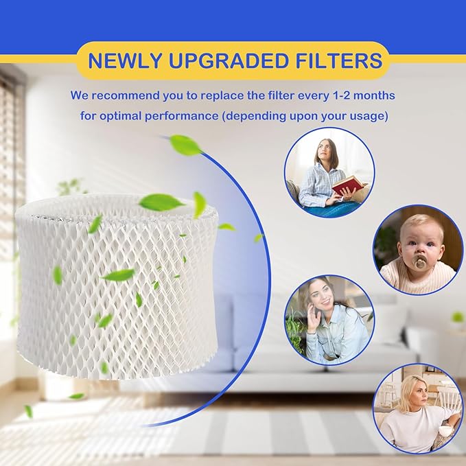 MDH-0103JB Humidifier Wicking Filter Replacement Compatible With Mainstays MDH-0103JB, Made With Wood Pulp, Paper Filter, 3 Pack - Image 4