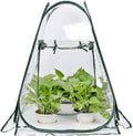 porayhut Pop Up Greenhouse Cover Flower House Mini Gardening Plant Flower Sunshine Room Room,Backyard PVC Greenhouse Cover for Cold Frost Protector Gardening Plants by porayhut