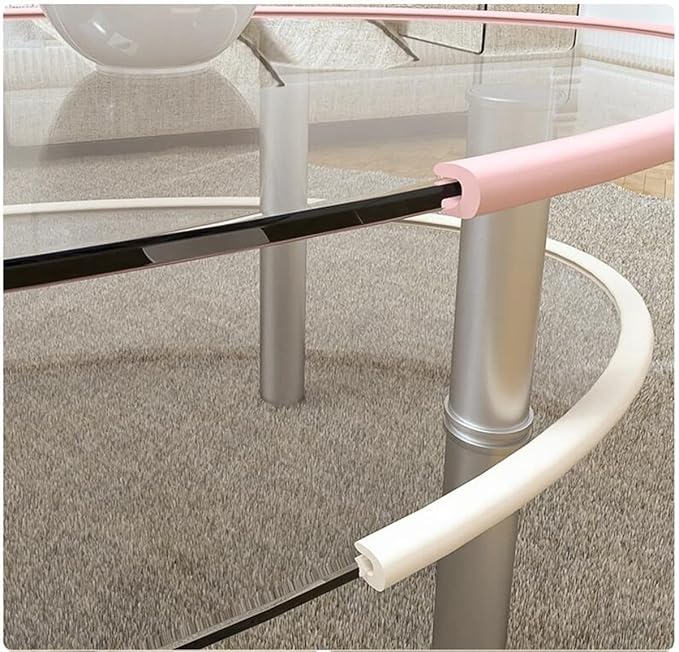 M2cbridge U Shape Extra Thick Furniture Table Edge Protectors Foam 6.5 Ft (Off White) - Image 3