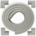 M2cbridge L Shape Extra Thick Furniture Table Edge Protectors Foam 6.5 Ft (Grey with 4 Corners) by M2cbridge