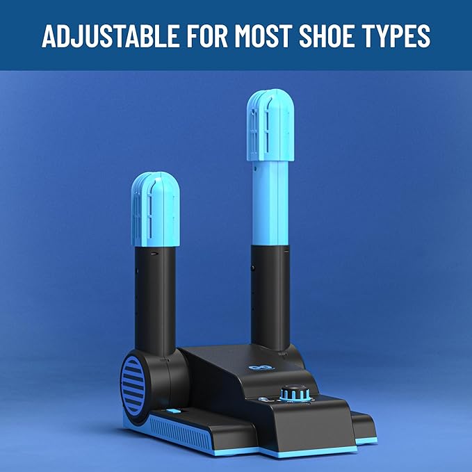 Everlasting Comfort Foldable Compact Boot Dryer & Boot Warmer – Quiet Heat Blower, Easy-to-Use Fast 2-Hour Drying & Deodorizer, Extendable Tubes, Electric Shoe Dryer for Sneakers (1 Pair) - Image 6