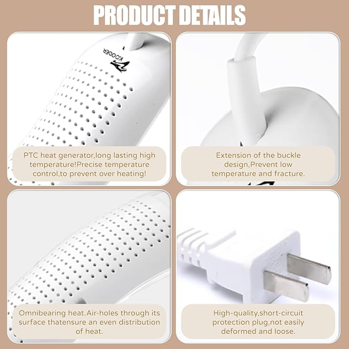 Boot Dryer,Shoe Dryer,Foot Dryer ! Eliminate bad odor and dry shoes! - Image 3