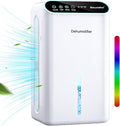 Dehumidifiers for Home, Up to 800 Sq.ft, 86oz Water Tank, Dehumidifiers for Bedroom with Essential Oil Diffuser, 7 Color LED Light, 24H Timer, Auto Shut-off, Ideal for Bathroom Basement Closet RV by LOMMOL