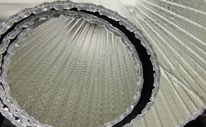 Double Bubble Reflective Foil Insulation Poly-Air Foam Core Radiant Barrier Film Heat Blocker Heat Guard No Tear for Winter Summer Weatherproof Attics Windows Garages RV's Ducts Barns ETC (2ft x 25ft) - Image 5