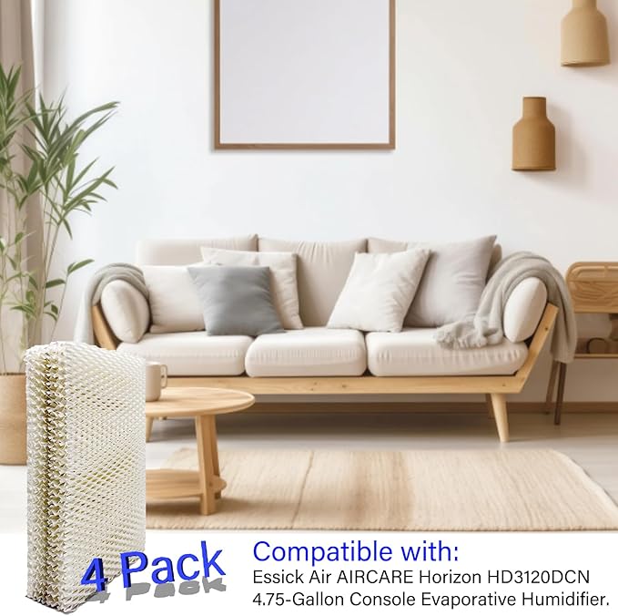 HD3120DCN Wick Filters for Essick Air AIRCARE Horizon HD3120DCN 4.75-Gallon Console Evaporative Humidifier, Honeycomb + Aluminum foil - Image 2