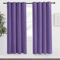 NICETOWN Lilac Purple Blackout Curtain 78 inch Long, W55 x L78, 1 Panel, Thermal Insulated Window Treatment with Grommet Room Darkening Thermal Insulated Panel for Bedroom/Living Room by NICETOWN