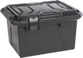 Plano Ammo Crate, Black, Lockable Plastic Ammunition Storage Box, Water-Resistant Protection with Interlocking Foam and Removable Dividers by PLANO%C2%AEOutdoors