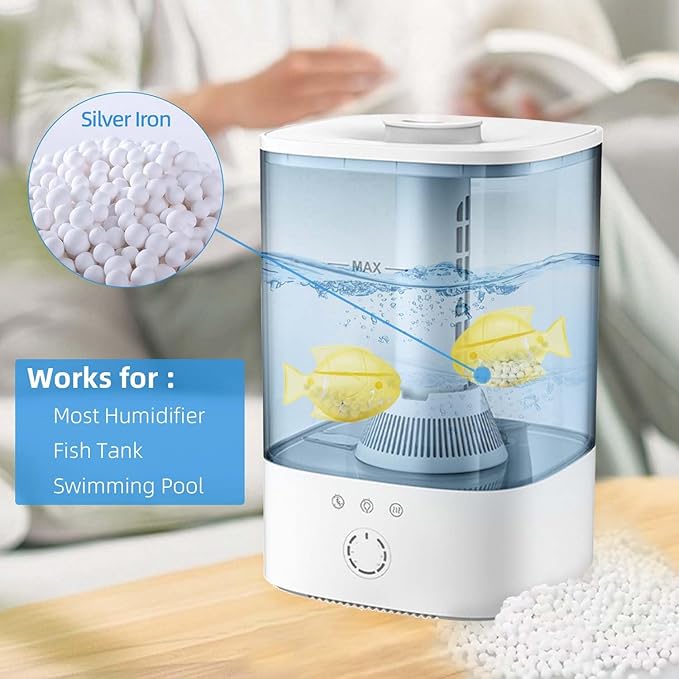 Humidifier Cleaner 6 Pack,Humidifiers Fish Tanks Cleaner,Warm&Cool Most Humidifiers and Fish Tank,Purifier Water (Yellow) - Image 5