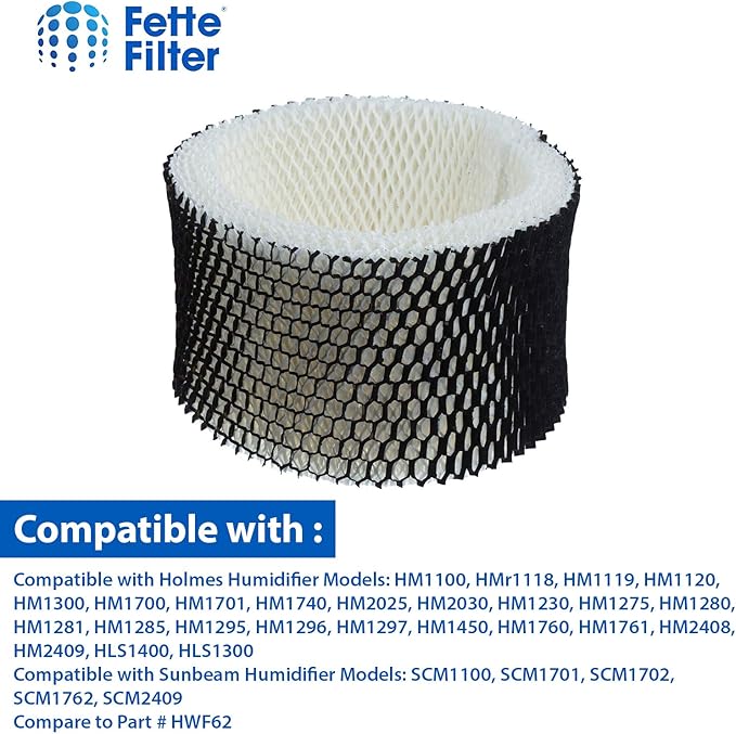 Fette Filter - Humidifier Filter Compatible with Holmes HWF62 & HWF62CS, Filter A (Pack of 6) - Image 4