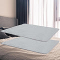 2 Pcs Couples Waterproof Mat Lover Reusable Stainproof Blanket Quiet Easy Use Mattress Protector for Adult Multi Functional Bed Sheet Couple Pleasure Comfort (27 x 27 in,Grey) by Fanfanwin