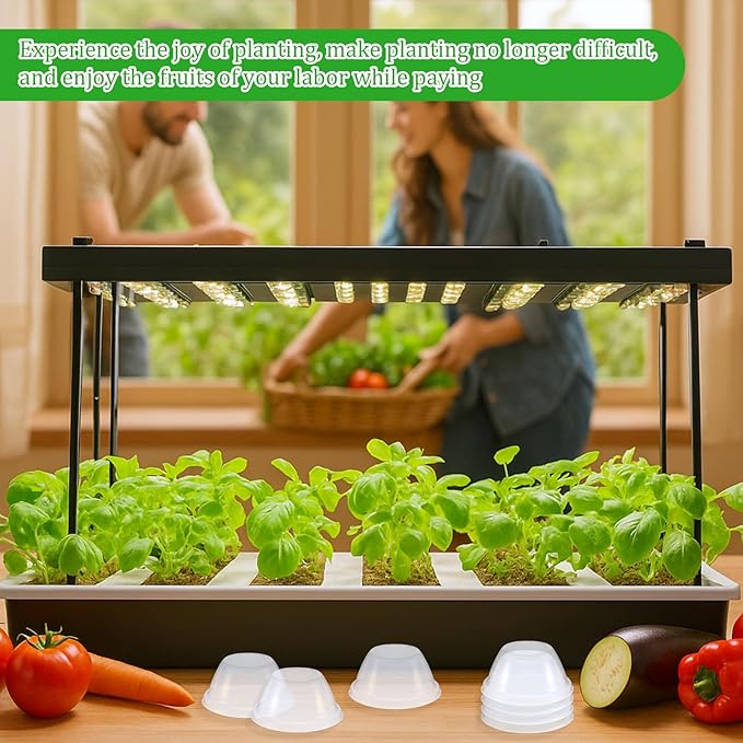 50 Pcs Humidity Domes for Plants Outer Diameter 4.7 cm/1.85 inch Replacement Grow Dome Hydroponic Cups Seed Starting for Growing Basket, Greenhouse, Hydroponic Growing System Flower Transparent - Image 5