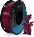 PLA Filament 1.75mm Merlot Maroon 1KG, Clog-Free 3D Printer Filament Dimensional Accuracy +/- 0.02mm,High Speed Printing 1kg Spool(2.2lbs) 3D Printing Filament Fits for Most FDM 3D Printer by JAREES