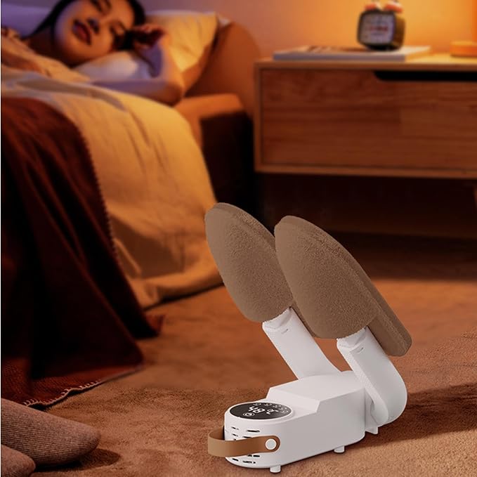 Shoe Dryer - Boot Dryer | Telescopic Shoe Dryer | Portable Boot Dryer | 360° Heat Dissipation Shoes Warmer, Multi Functional Shoe Dryer, Telescopic Stand And LED Display For Boots, Cotton Shoes, Lea - Image 6