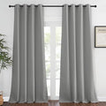 NICETOWN Blackout Curtain & Drape - (Silver Grey Color) Room Darkening Thermal Insulated Drapery for Living Room/Villa, W52 x L95, 1 Panel by NICETOWN