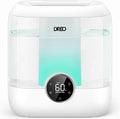 DREO 6L Top Fill Humidifiers for Bedroom, 60H Runtime 28 dB Quiet Supersized Cool Mist Air Humidifiers for Large Room, Baby Nursery, Plant, Indoor, Night Light, Easy to Clean, Precise Humidity Control by DREO