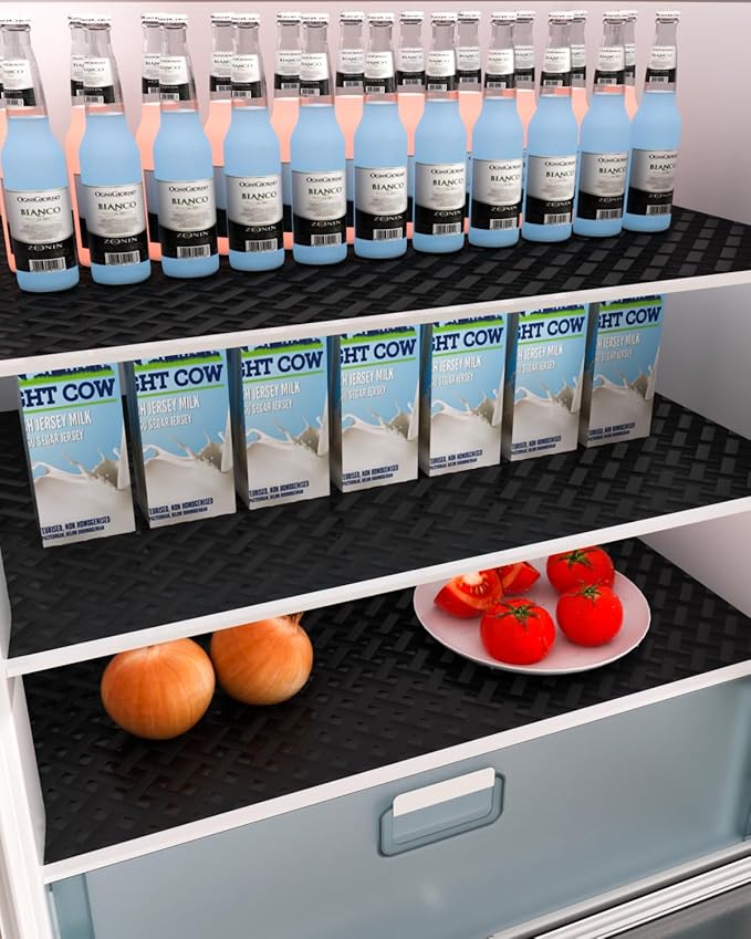 Shelf and Drawer Liner for Kitchen Cabinet, Non-Adhesive 24in x 240in Waterproof Contact Paper Refrigerator Liners Thickened Durable EVA Material Non Slip Mat for Dresser Cupboard Pantry Protector - Image 9