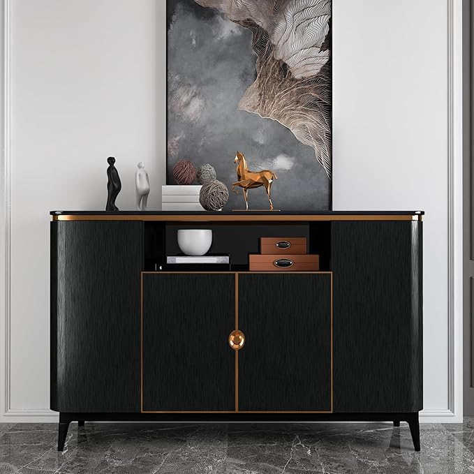 CRE8TIVE Wide 36"x118" Black Stainless Steel Contact Paper for Kitchen Wallpaper Peel and Stick Black Contact Paper Waterproof Adhesive Brushed Metallic Wallpaper for Appliances Backsplash Furniture - Image 7