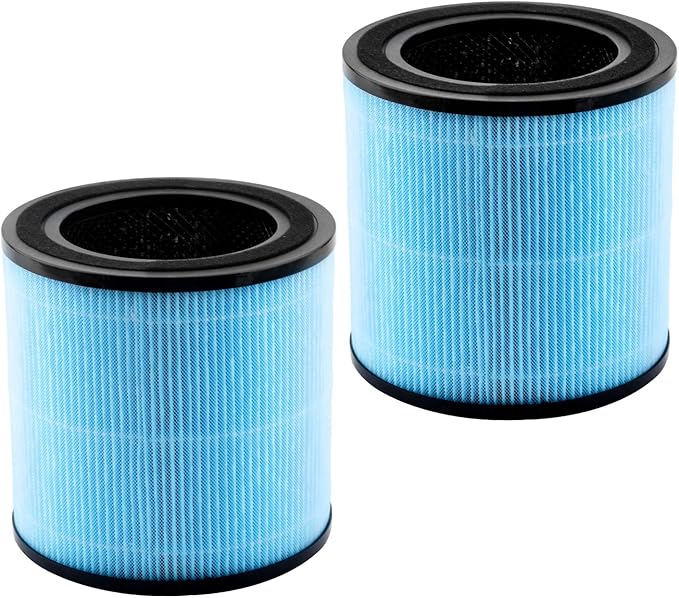 2 Pcs Replacement Filters, 4 in 1 True Filters High Efficiency Activated Carbon Filter Compatible with Airtok Ap0601 Air Purifier by BOXOB