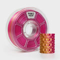R3D Dual Color Silk PLA Filament, Co-Extrusion 3D Printer Filament 1.75mm, 30-370 mm/s High Speed PLA, Dimensional Accuracy +/- 0.02 mm, 1KG Plastic Spool (Silk Rose Red-Gold) by R3D