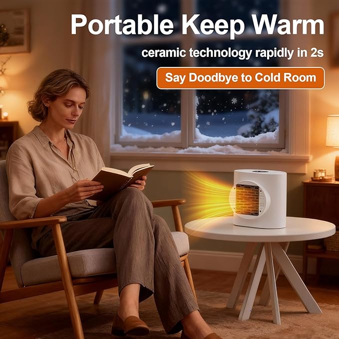 3-in-1 Multifunctional Portable Dryer for laundry Clothes Dryer, Boot Dryer, With Time Setting、Remote Control, Laundry, Apartments, RV, Travel, Low noise、Energy Saving - Image 7