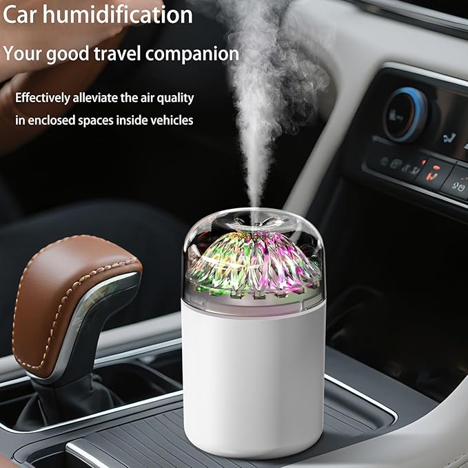Mini Personal Cool Mist Humidifier-Humidifier for plants with led lights,usb portable air humidifiers ultra-quiet, Suitable for Babies, Kids, Indoor, Bedroom, Office, Car, Travel - Image 5