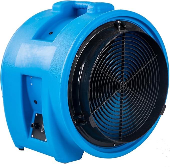 MOUNTO 16-Inch Axial Blower Exhaust Fan - 1HP, 5000 CFM, 200pa, Durable, Stackable, Ductable for Efficient Ventilation - Image 6