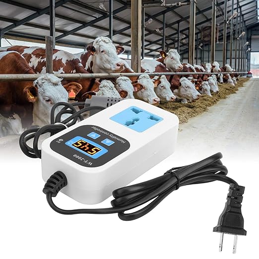 Digital Humidity Controller Air Humidity Detector 110V-220V with LCD Display Humidity Controlling Switch Socket for Humidifiers Dehumidifiers 0%-99% RH Control Range - Image 4