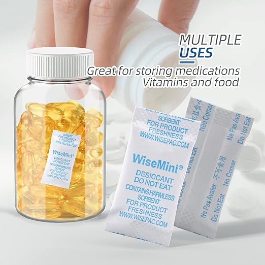 Silica Gel Packets, 0.5 Gram 2800 Silica Packets, Food Grade Dessicant, Dessicant Packs, Silica Gel for Food, Moisture Packets for Food Storage - Image 3