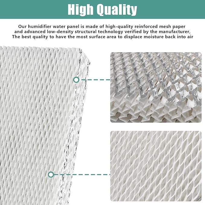 HC22P Whole House Humidifier Filter Pad Replacement Filter Wicks Compatible with Honeywell HE100, HE150, HE220, HE225 HE240, also for AprilAire Water Panel 110 220 550 550B Super Wick Filter -(2 PACK) - Image 6
