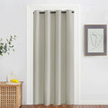 NICETOWN Room Darkening Bedroom Curtain 78 inches Long - Grommet Sound Reducing Window Treatment Privacy Thermal Curtain & Drape Light Blocking for Living Room (Natural, 1 Panel, W52 x L78) by NICETOWN